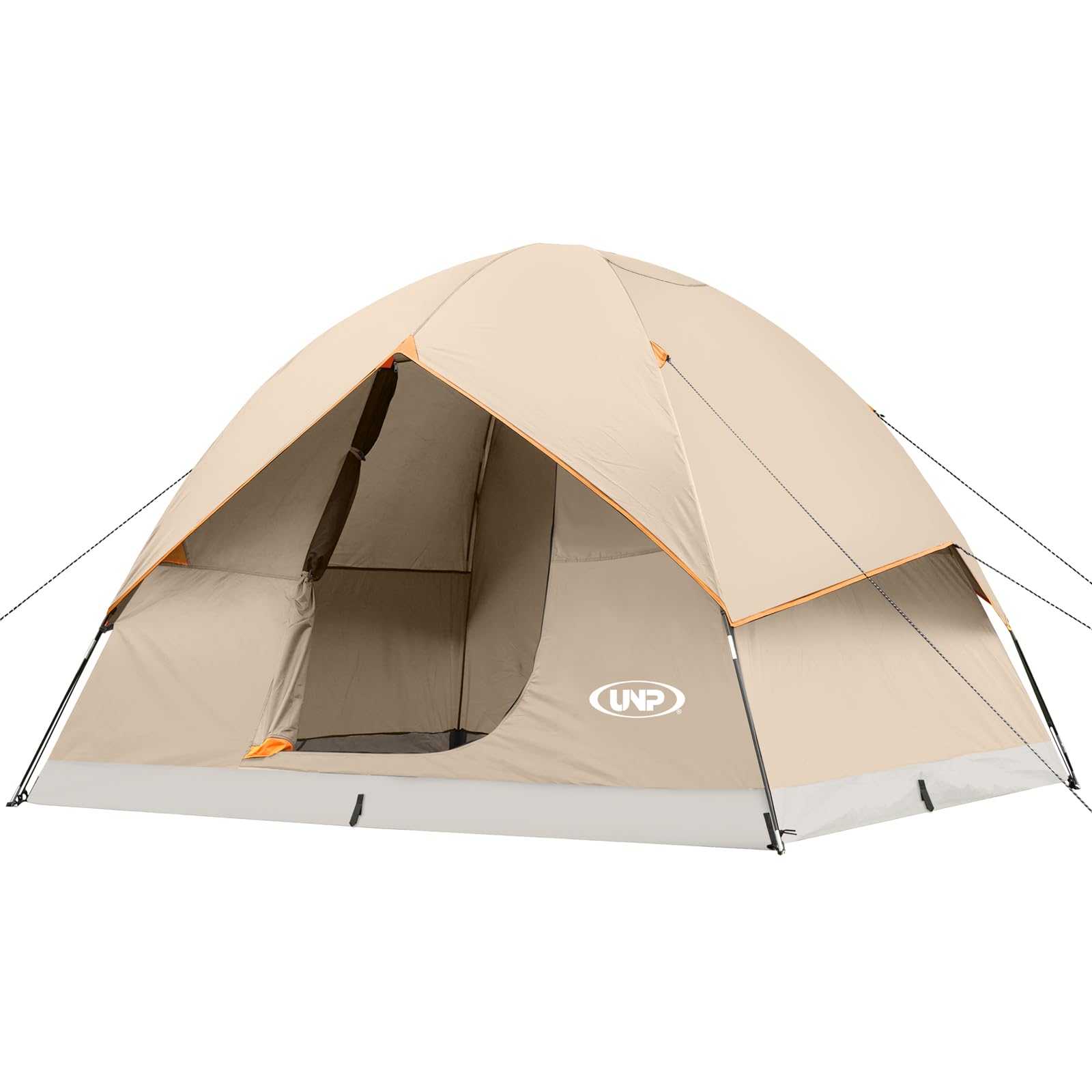 UNP Camping Tent 2/3/4/6 Person Dome Tent, Easy to Set Up for Camping, Lightweight Camping Tent, Portable Camping Tent for Outdoor and Backpacking Beaches