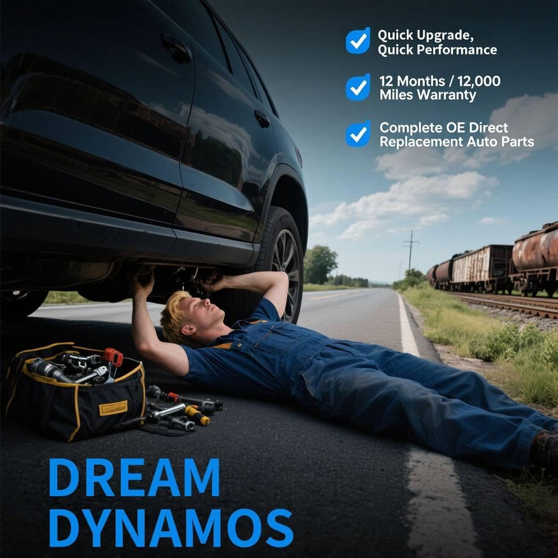 Front 2PCS Disc Brake Caliper fits Chrysler Cirrus,Sebring 2001 2002 2003 2004 2005 2006 fits Dodge Stratus 2001 2002 2003 2004 2005-2006 Replacement 5018990AA, 5018991AA