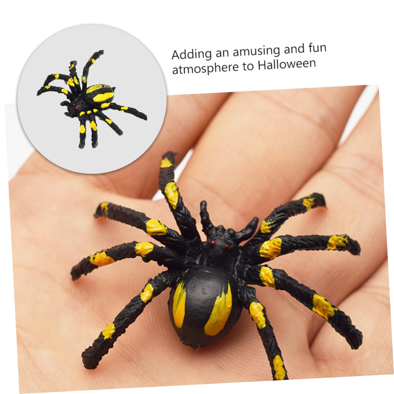 ibasenice 90pezzi Spiders Artificiali Per Halloween Giocattoli Spaventosi Realistici Per Feste e Scherzi Decorazioni Per Party e Eventi Di Paura