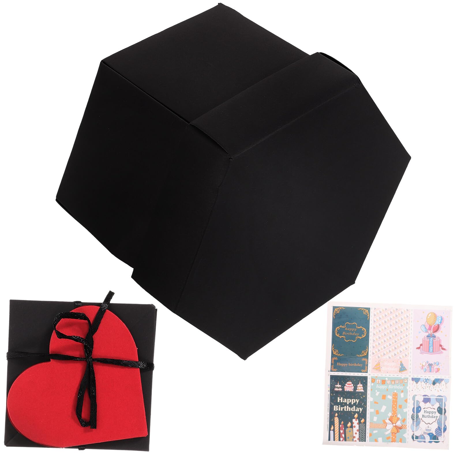 GLEAVI 1pezzi Album Fotografico Artigianale Contenitore Album Ricordi Fai da Te Scatola Regalo Foto Personalizzabile per Compleanni Natale Festa degli Innamorati