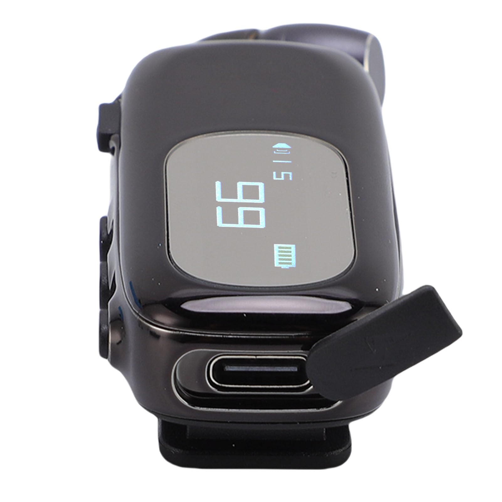 Zunate Auricolare Bluetooth con Clip e Display LCD |Auricolare Wireless Retrattile a Mani Libere per la Guida per Uso Aziendale (#1)