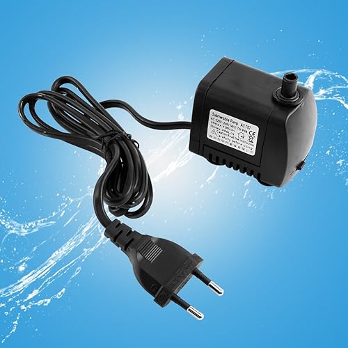 Miniatura 7 de EVTSCAN Bomba de agua sumergible, estanque, pecera, estatua, hidroponía, cascada de rocalla, fuente con accesorios (220-240V)