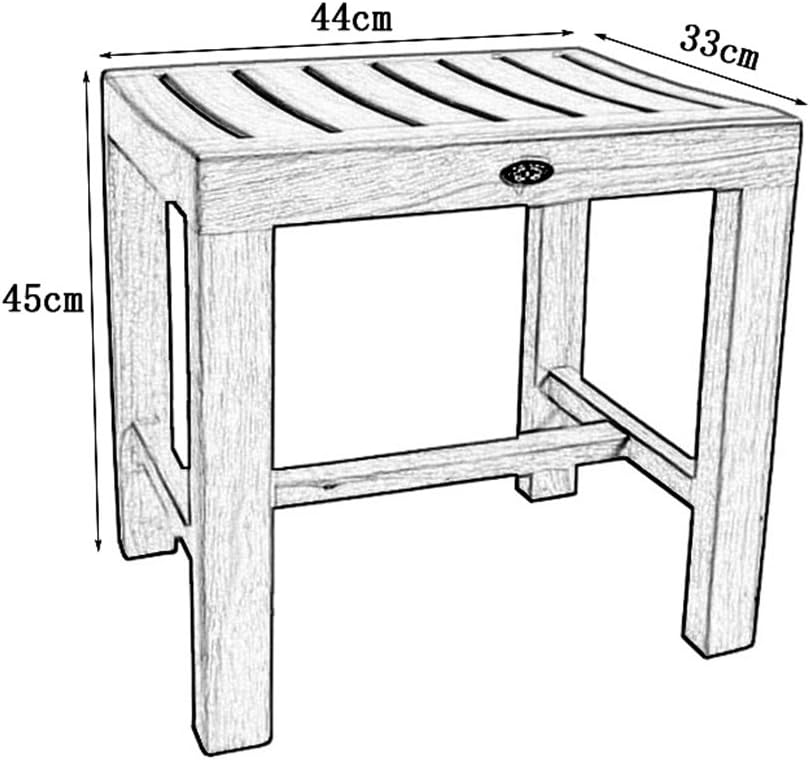 Bath Stools,Shower Stool Bathroom Waterproof Non-Slip Safety Stable Comfort Bath Chair Change Shoes Stool Elderly/Handicapped/Pregnant Solid Bath Stool Curved Surface Chair