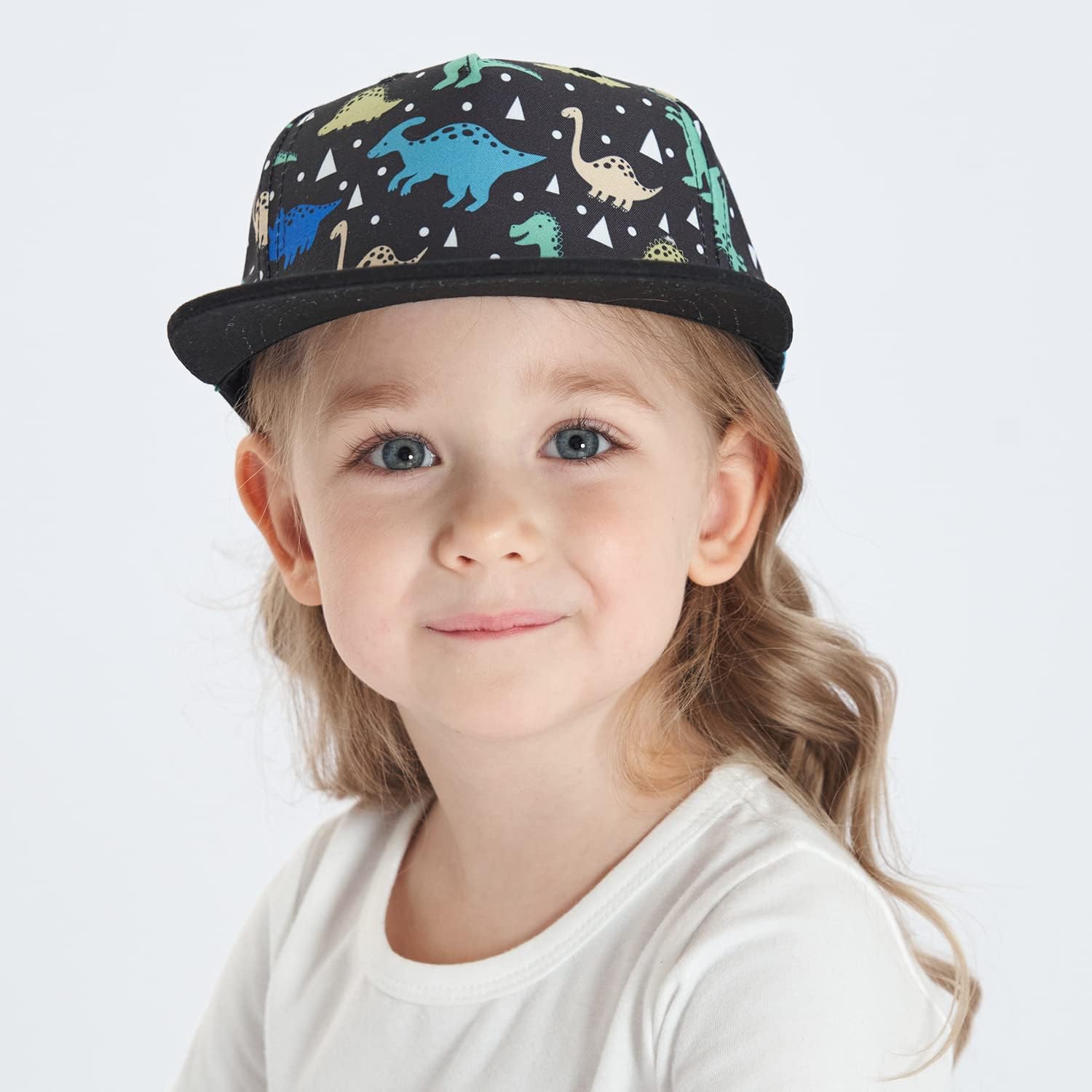 Kids Baseball Cap Toddlers Hat with Adjustable Strap for Boys Girls Ages 2-8