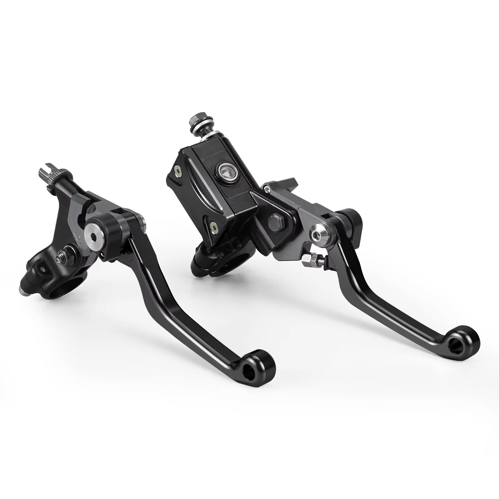 NIngJiaBhD Brake Clutch Levers for CRF250R for CRF450R for CRF125F for CRF250X for CRF450X for CR80R for CR85R for CR125R for CR250R Hydraulic Brake Cable Clutch Lever(Black)
