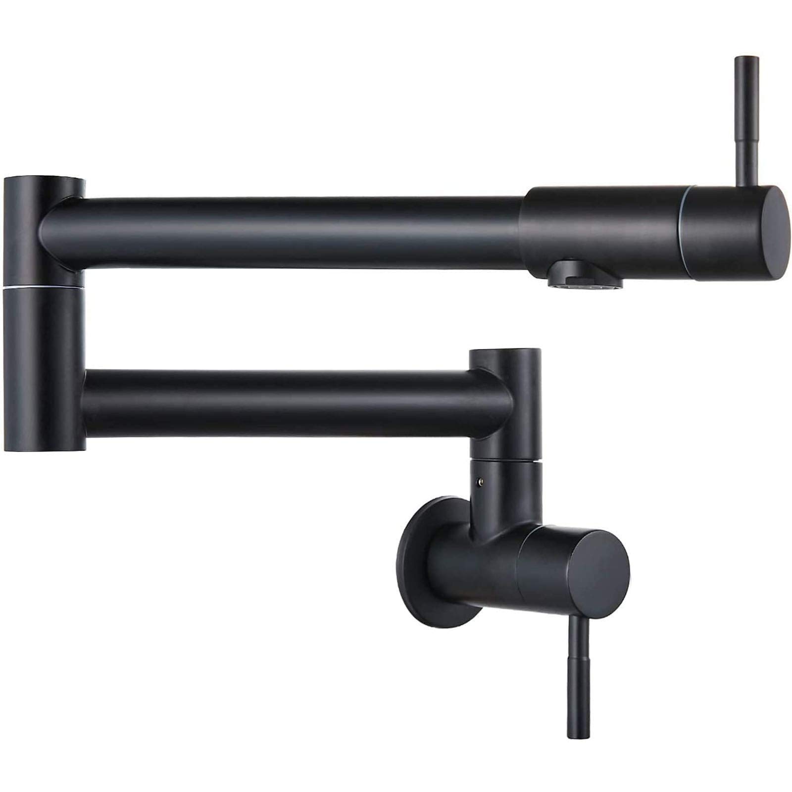 Robinet de cuisine de remplissage de casserole mural à bras oscillant articulé