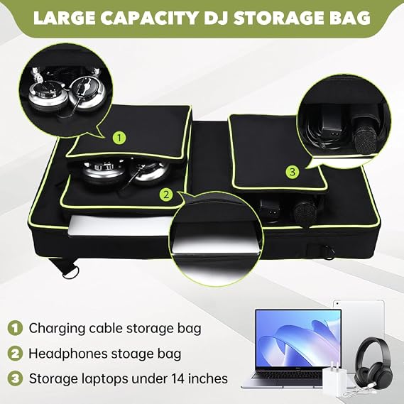 DJ Controller Carrying Case for Pioneer DJ DDJ-FLX10/DDJ-1000/DDJ-1000SRT
