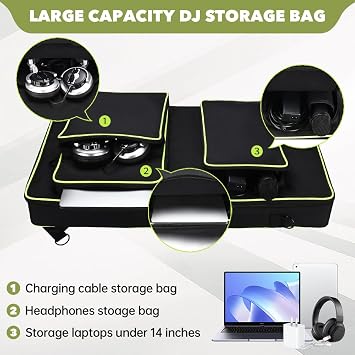 DJ Controller Carrying Case for Pioneer DJ DDJ-FLX10/DDJ-1000/DDJ-1000SRT