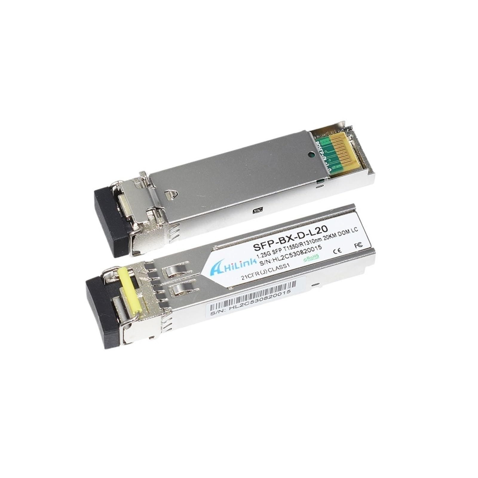 10 Pares SFP 1,25 GB 1310/1550nm 20km 40km DDM LC Conector transceptor(20km and 40km)