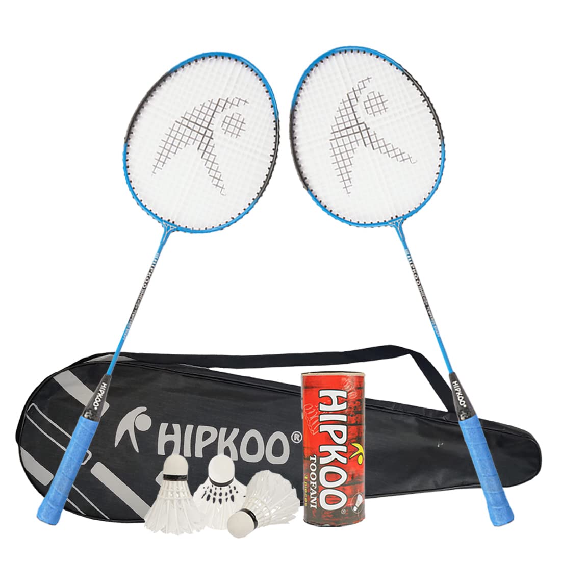 Hipkoo Sports Series Badminton Rackets Set of 2 | Wide Body Shuttle Bat with Cover and 3 Shuttles | T-Joint and Fluid Frame (B08LS7Z3RH) Amazon Price History, Amazon Price Tracker