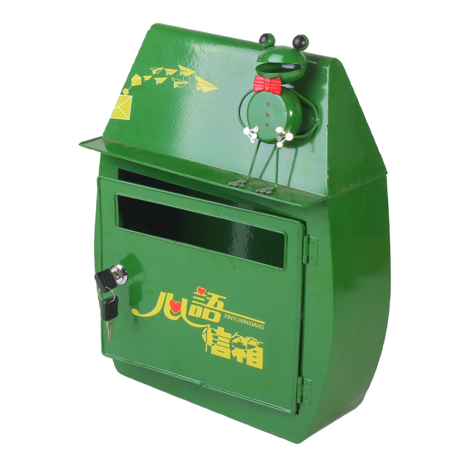Boîte aux lettres grenouille pour jardin et entrée de maison