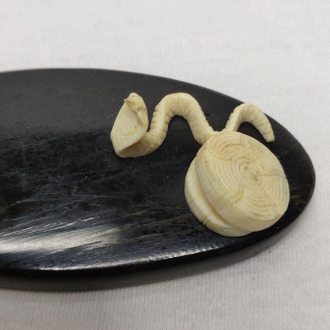 インド コブラ使い 天然素材 彫刻 牙細工 手彫り 時代物 コレクター