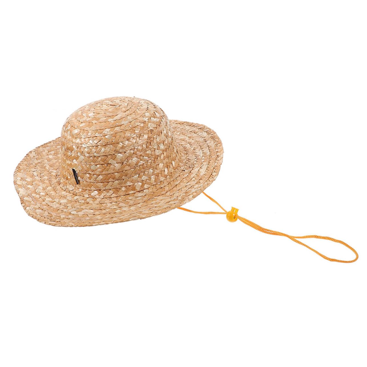 Holibanna Sombrero de Paja para Niños, Sombrero de Playa para Exteriores Protección Solar y Diseño Decorativo para Actividades al Aire Libre