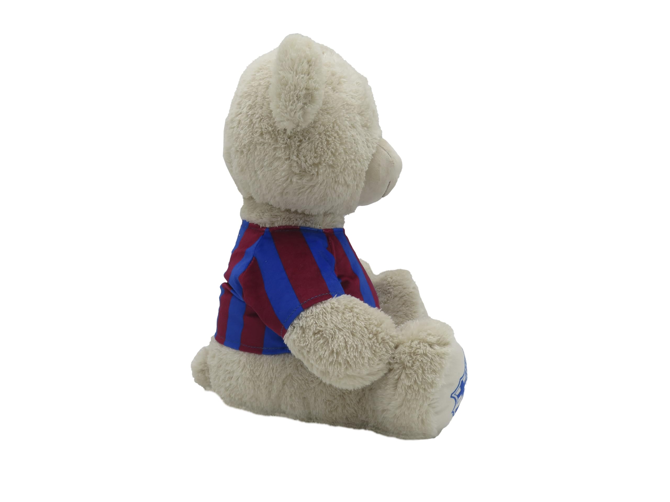 FC Barcelone Ours en Peluche 35 cm T-Shirt Barça Beige Officiel