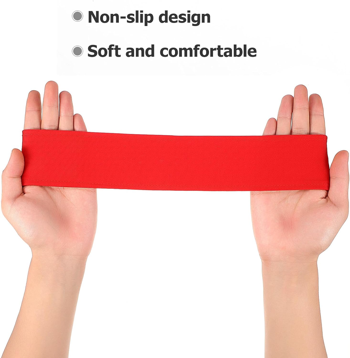 TEHAUX 15 Pcs Sports Sweatbands Headbands for Men Women, Moisture-Wicking Athletic Hair Wrap Bands, Tie Headband for Running Yoga Fitness, Breathable Sweat Absorbing Sports Accessories