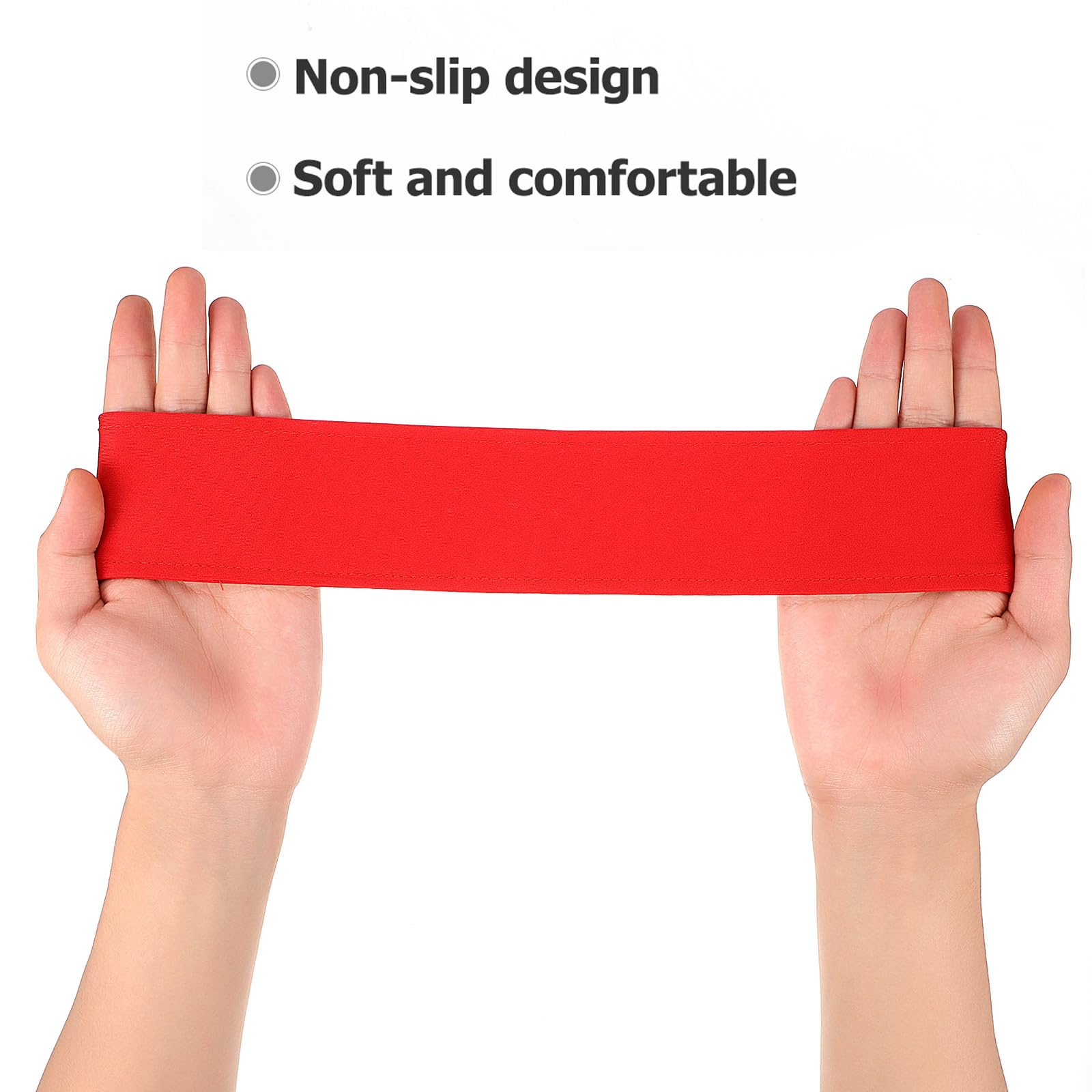 Tofficu Fasce per Chioma Sportive Uomo e Donna 15 Pezzi, Fascia Elastica Regolabile in 95% Poliestere e 5% Spandex, Design Semplice e Confortevole per Allenamento e Sport