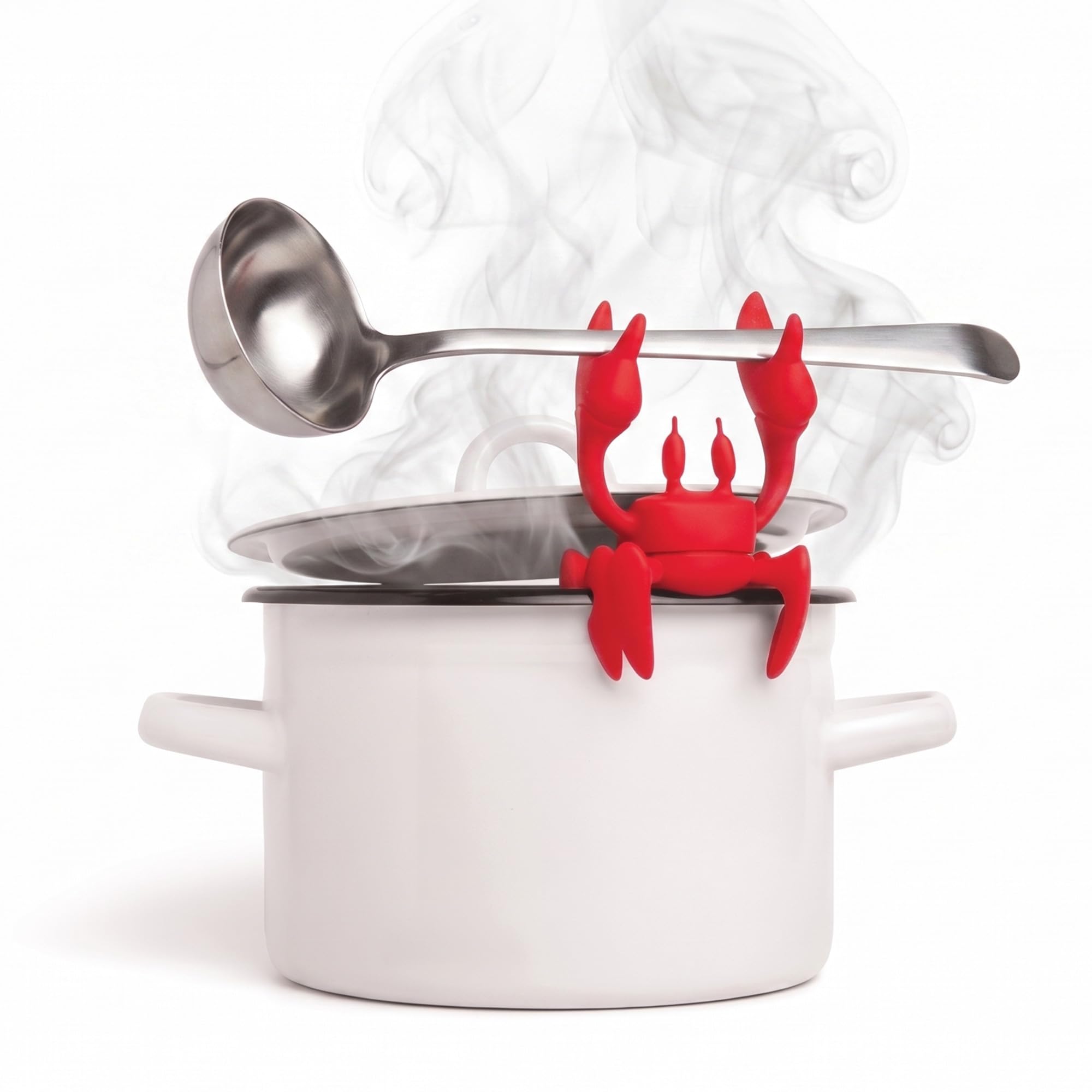 Amazon.com: OTOTO Red The Crab Silicone Utensil Rest - Kitchen