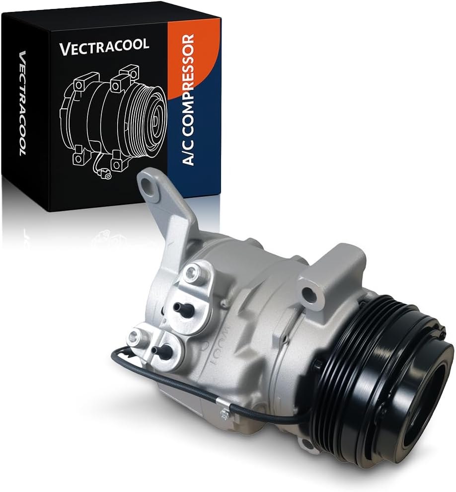29002C Air conditioner A/C Compressor for Chevy Silverado 1500 5.3L V8 2003-2014, Tahoe, GMC Yukon XL 2000-2014, Cadillac Escalade 2002-2014 Replacement # 77363, 77377, 78362