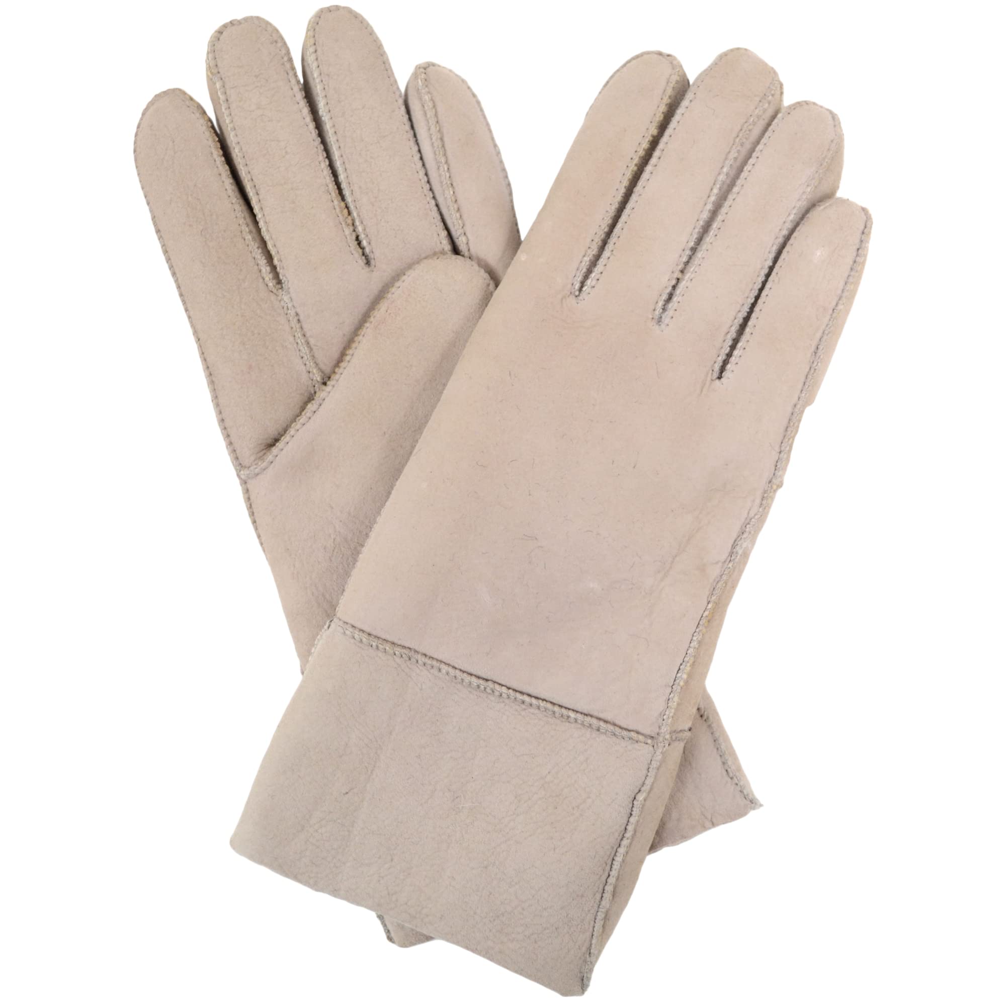 Snugrugs Women's Mid Grey 100% Genuine Sheepskin Glove - Large (7.5")