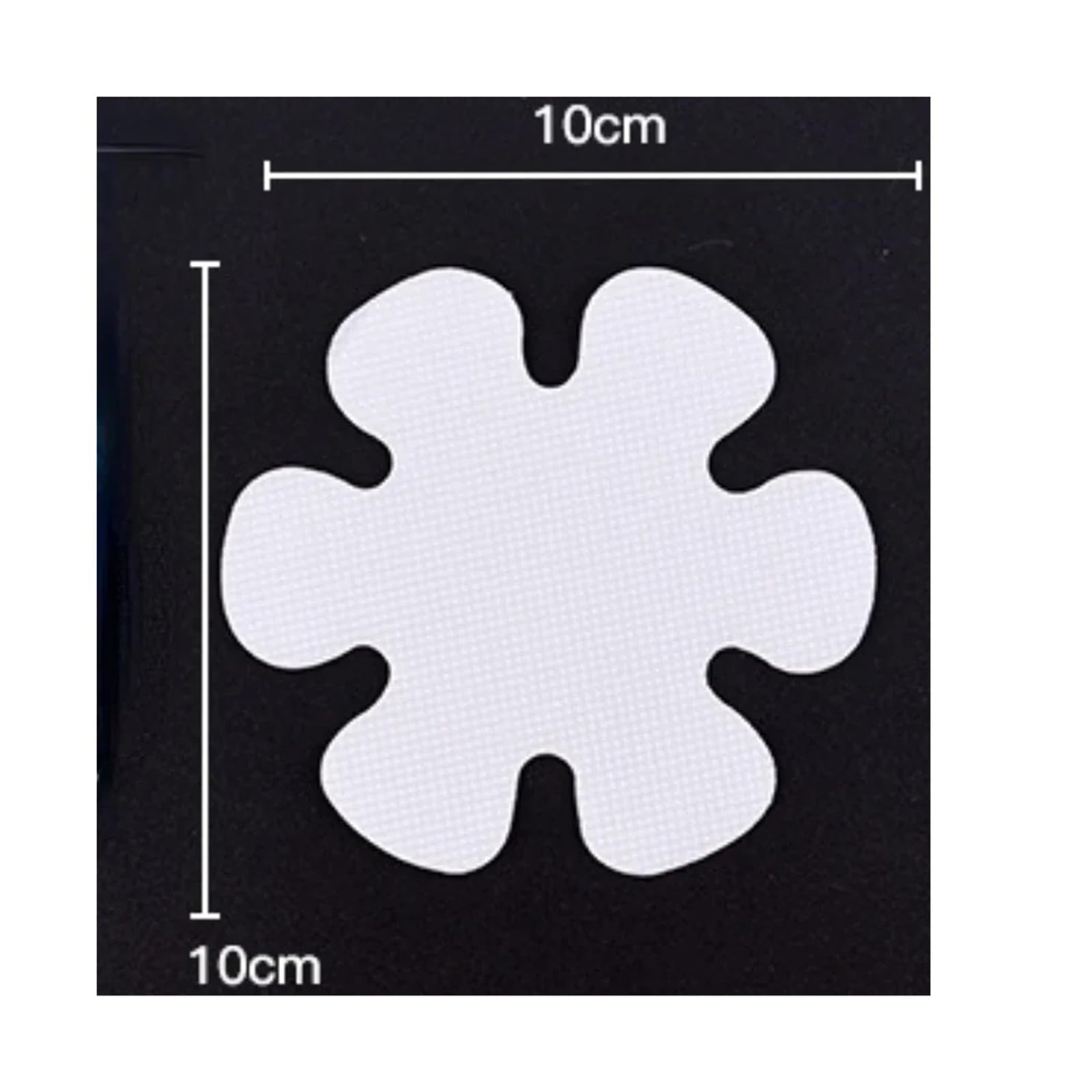 JFNKLFG Non Slip Shower Stickers Transparent Non-Slip Bathroom Tape 6/12PCS Anti-Slip Shower Strips Round Flower Shaped Bathtub Safety Stickers For Tub(Flower-10cm-12pcs)