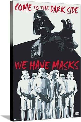 Trends International Star Wars Saga - Dark Side Masks Canvas Wall Poster