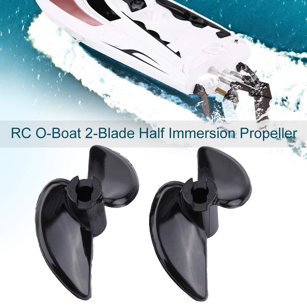 a 2 Pale della Barca di RC, Accessorio Elettrico di Aggiornamento dell' della Barca di RC di Alta Efficienza di Mezza Immersione 4 * 40mm(2 Coppie)