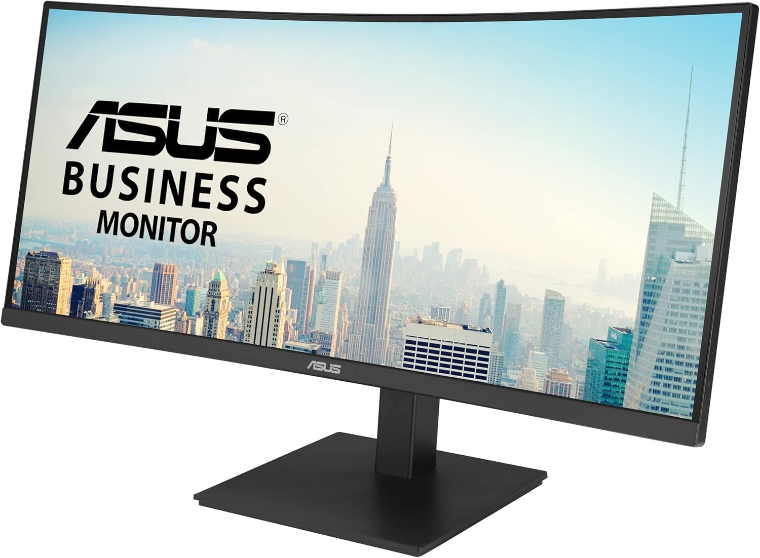 ASUS VA34VCPSR, Monitor Business Curvo da 34" Wide QHD (3440 x 1440), Nero