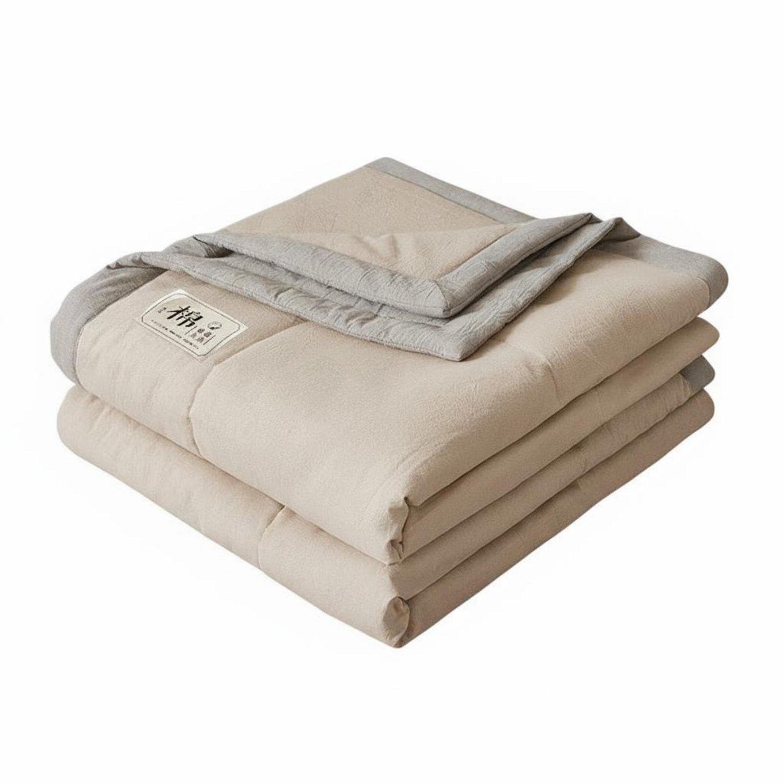 Quilt Breathable Summer Blanket Soft and Skin Friendly Washable Summer Comforter for Parents, Infants, Air Conditioning Room Home & Garden | Bedding | Quilts Bedspreads & Coverlets-image-38