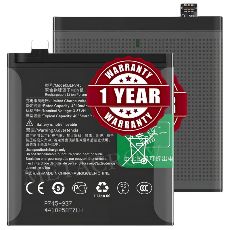 Image of Original BLP745 Battery Compatible for OnePlus 7T Pro (HD1910, HD1911, HD1913) - (4085mAh) - 1 Year Warranty JK10