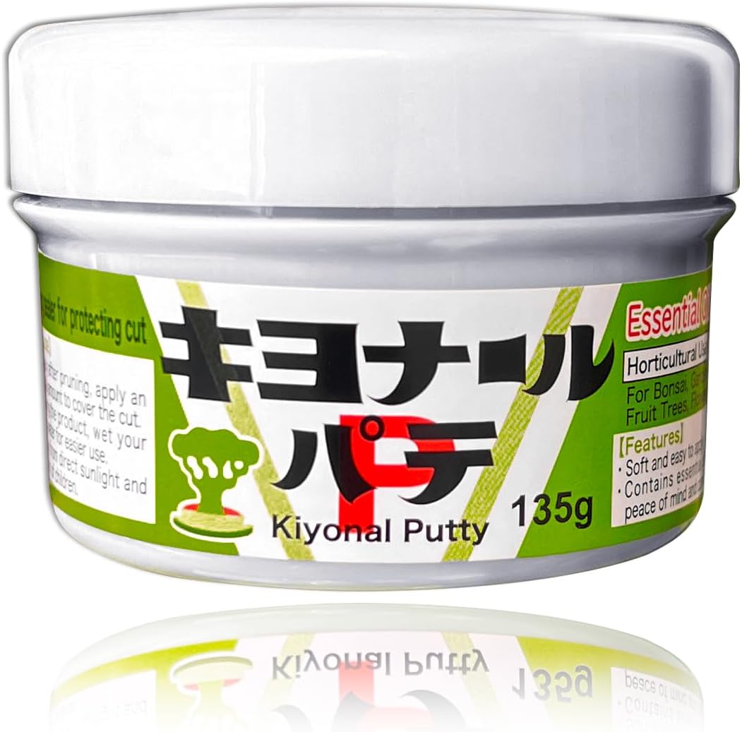 Bonsai Cut Paste 135g (Putty Type), Tree Pruning Sealer for Bonsai, Gardening, Grafting, Made in Japan, Gray