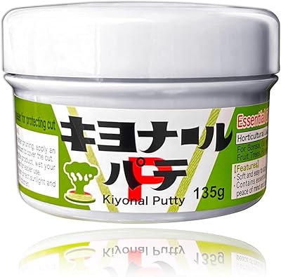 Kiyonal Bonsai Cut Paste 135g Putty Type, Tree Pruning Sealer for Bonsai, Gardening, Grafting, Made in Japan, Gray