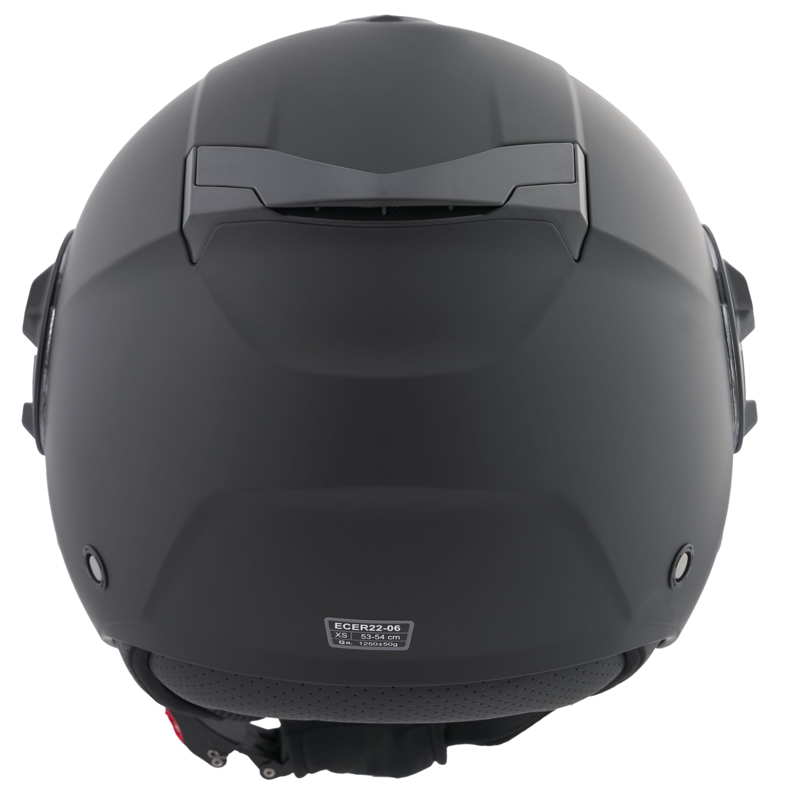 Casco Scooter BHR 840 DUAL SHIELD - Demi-Jet Omologato ECE 22.06 Con Doppia Visiera, Nero XL - Foto 8