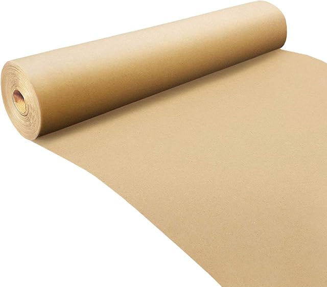 MERRIMEN Kraft Paper Roll - Jumbo Value Pack - Brown Paper Packing Roll - Ideal for Arts, Crafts, Gifts, Postal, Shipping, Wrapping, Floor Covering, Table Runners (500mm x 25m)