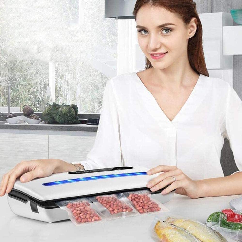 Envasadora al vacío automática Sellador al vacío Automático Máquina selladora al vacío Sellador de alimentos automático para el hogar para ahorradores de alimentos Modos de alimentos secos
