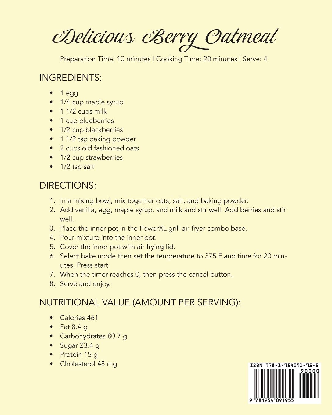 PowerXL Grill Air Fryer Combo Cookbook for Beginners