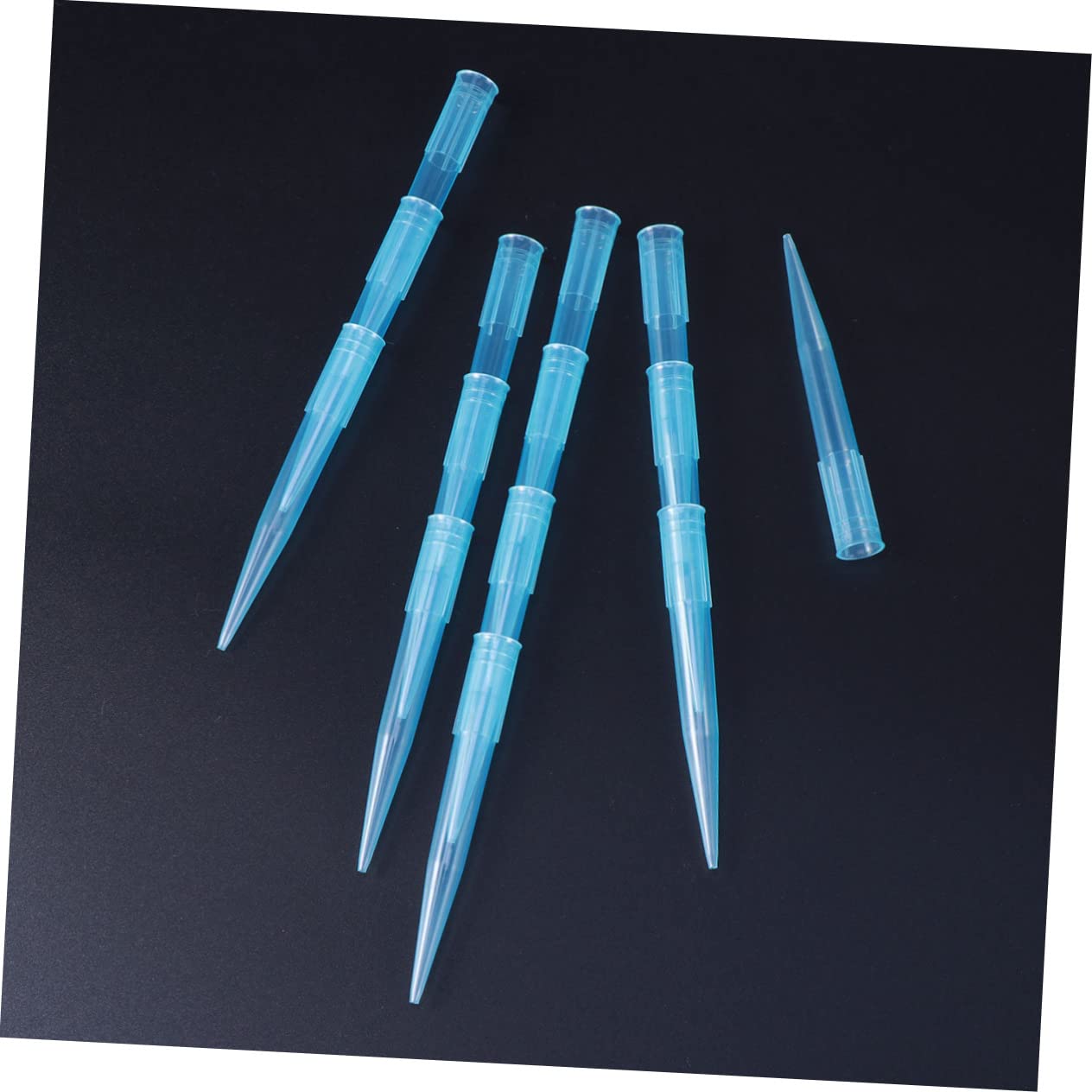 500pcs Plastic Pipettor Tips Liquid Pipette Tips Reusable Primary Experiment Tool