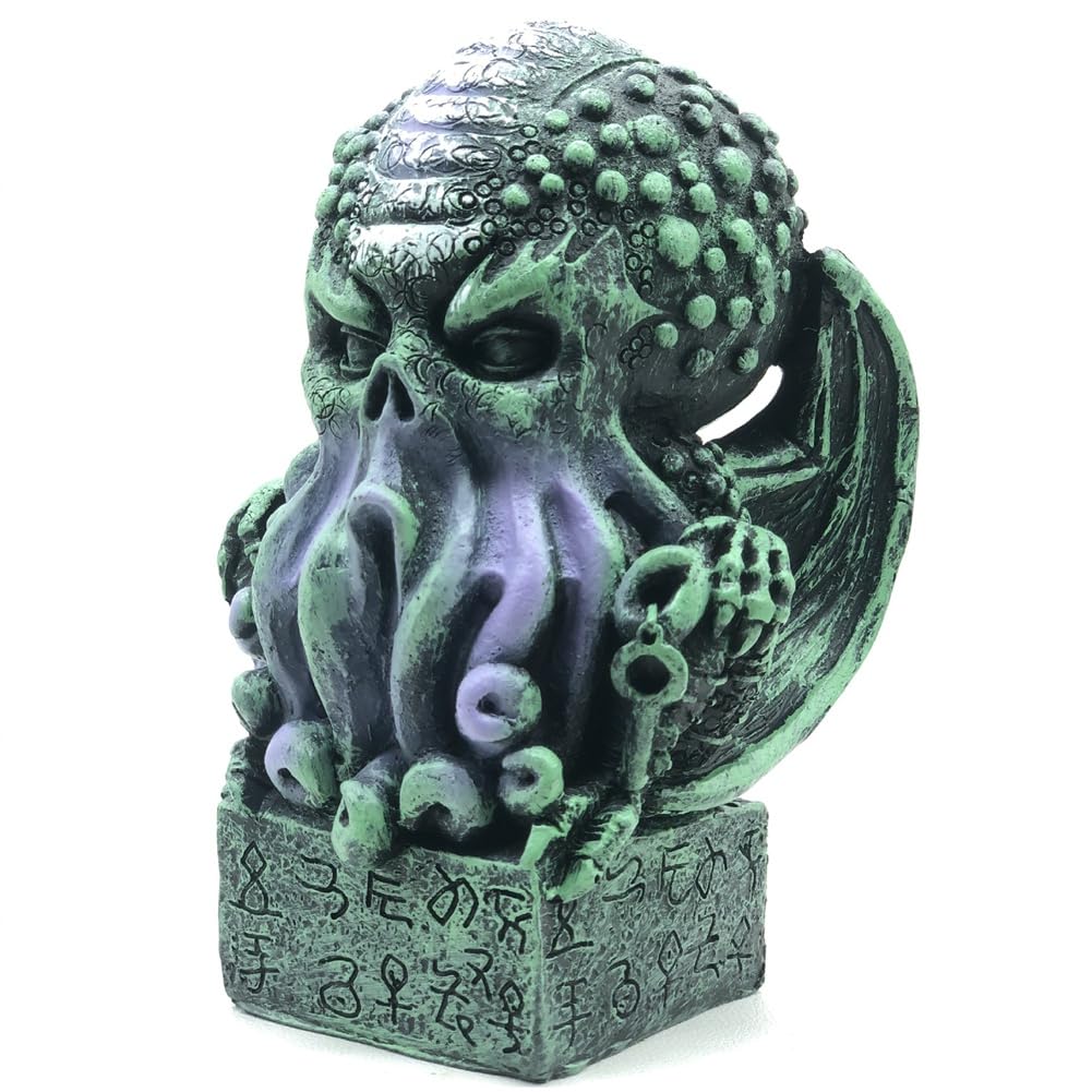 Sxmrmnx Green Halloween Ornaments, Crusu Mythical Statues, Resin Crafts