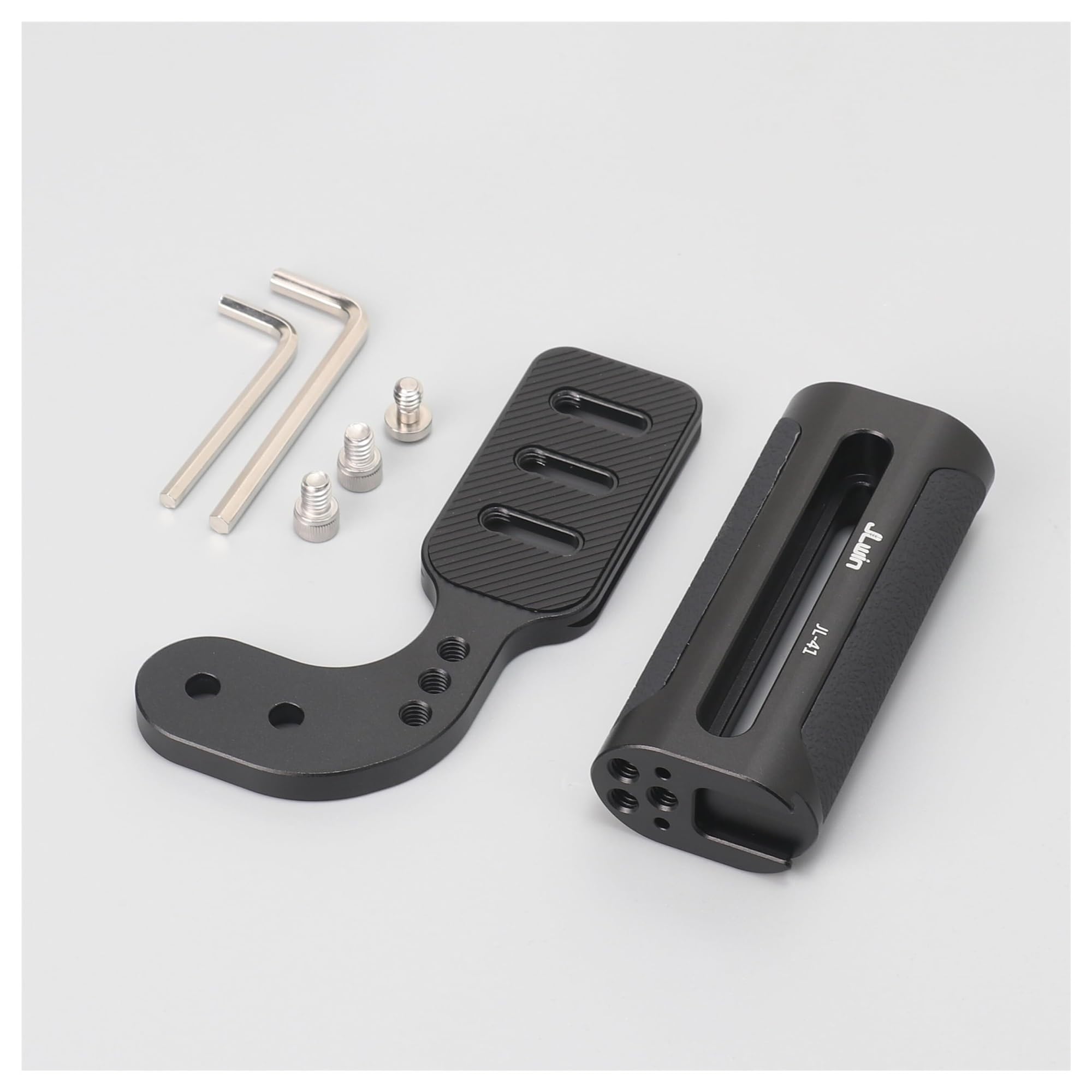 Soporte en forma de L con mango lateral, placa de liberación rápida compatible con trípode Arca para cámara DSLR sin espejo