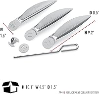 Vista 3 de Weber 7444 Sistema de limpieza One Touch Aluminio 22.4 in & Char-Baskets