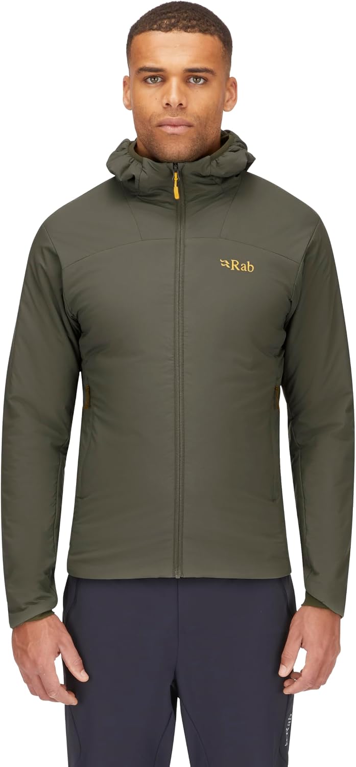 Rab Men's Xenair Alpine Light Jacket | Lightweight, Hooded, PrimaLoft Synthetic Insulation Coat for Hiking & Mountaineering