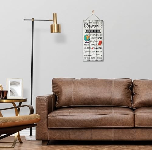 Miniatura 5 de Letreros motivacionales para el aula, con texto en inglés When You Enter This Classroom (When You Enter This Classroom)