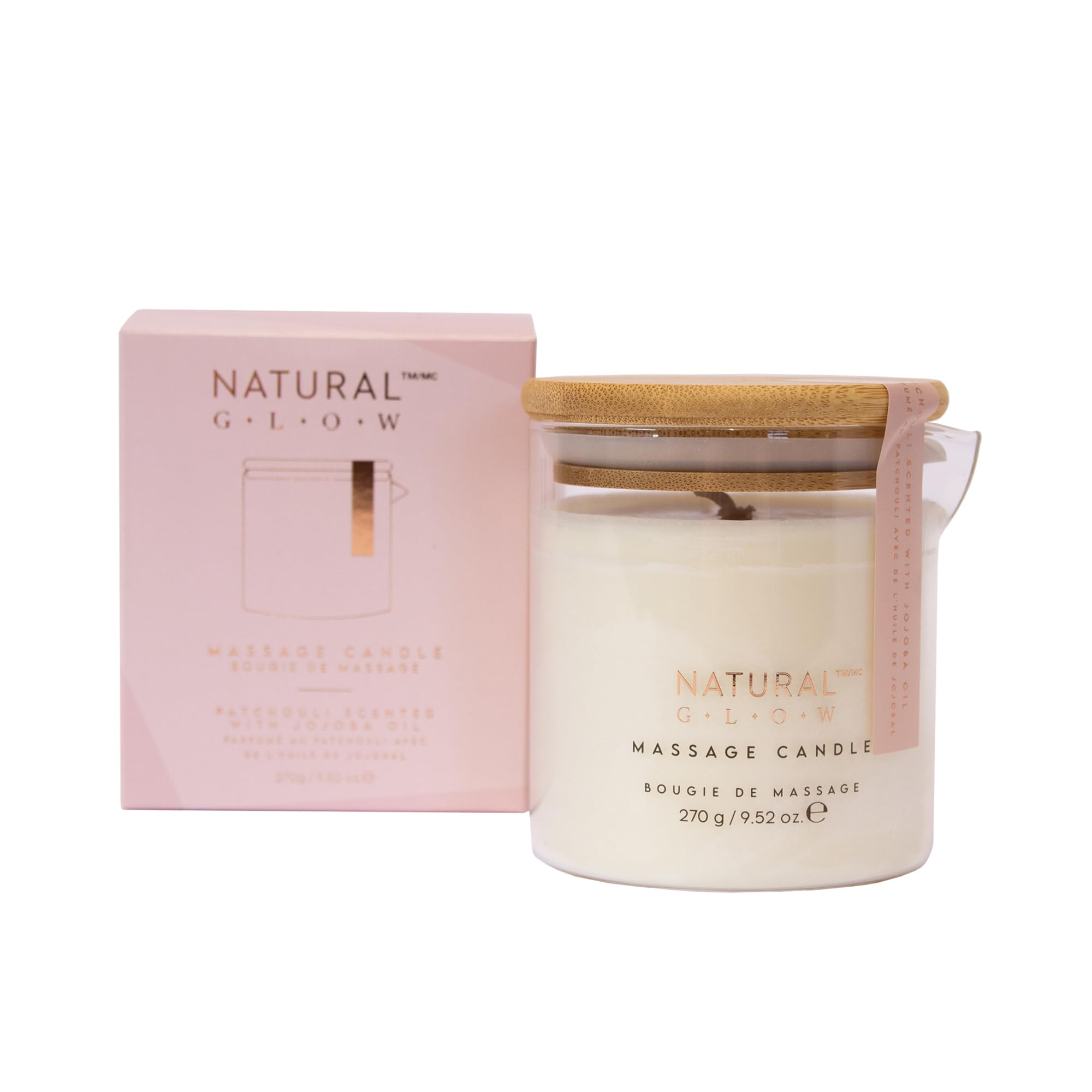Natural Glow Unisex Massage Candle
