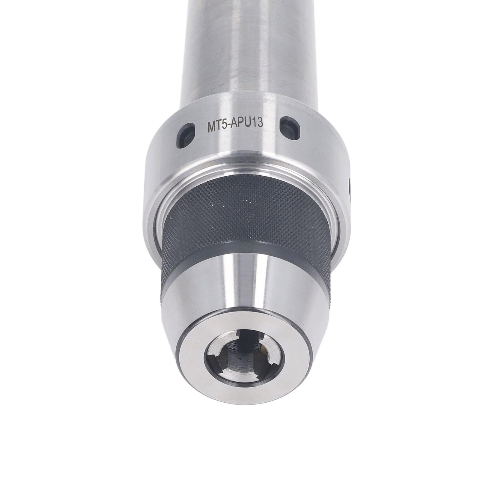 FLEXMAN MT5~APU13 1/32~1/2 MT5 bezkluczowy uchwyt wiertarski, 1~13mm stal stopowa regulowany samozaciskowy 3-szczękowy uchwyt mocujący ze stożkiem Morse'a do frezarki wiertarki