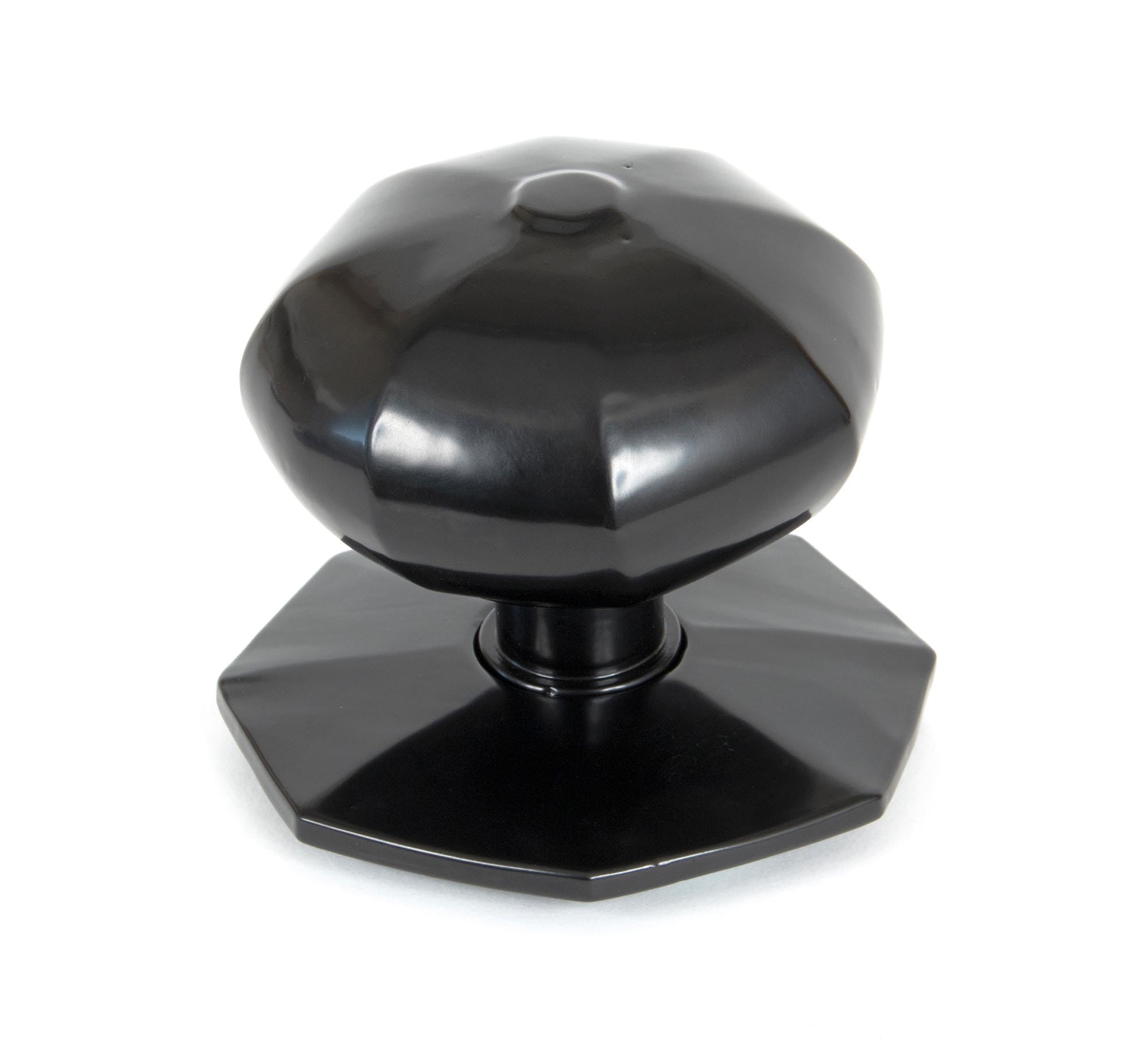 From the Anvil Black Octagonal Centre Door Knob