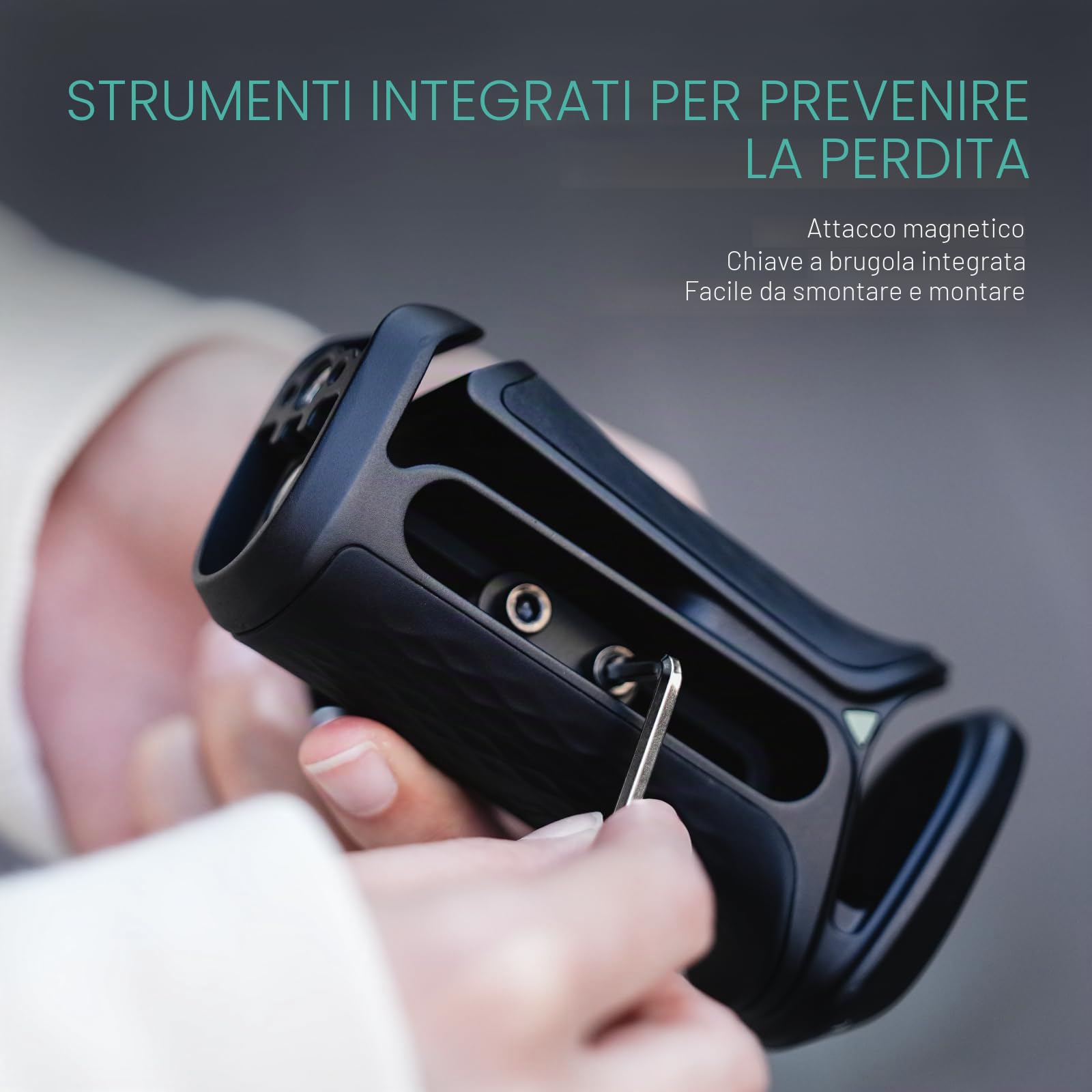 Tilta Xeno TA-XSH3-B - Maniglia laterale ergonomica con supporto NATO, per fotocamere DSLR/Mirorrless e monitor Rigs - Nero