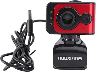 Generic 1Pc Camera Laptop Mini red Laptop Mini Live Webcam with Mic Computer Webcam Live Streaming Webcam