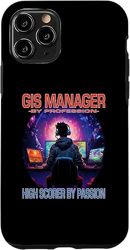 iPhone 11 Pro GIS Manager Funny Gamer - Fun Pun Gaming Case