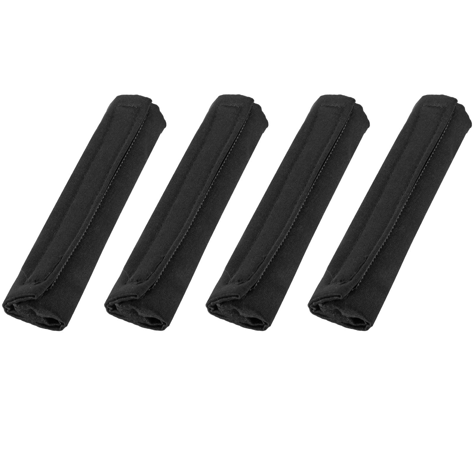 4 Pack Satin Mask Strap Covers, Face Cushion Cover for Strap Headgear, Universal and Reusable Comfort Pads, C Papa Accessories &amp; Supplies Mask Cover Headgear Pads for Reducing Red Marks (Black)