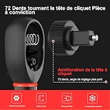 ATsafepro 6 Pièces Cle Dynamometrique 1/4" & 3/8" & 1/2",Clé Dynamométrique 3-25 NM,5-60 NM,20-230 NM, Précision ±3% avec 72 Dents Tête à Cliquet Réversible pour Vélo, Moto, Voiture - 6