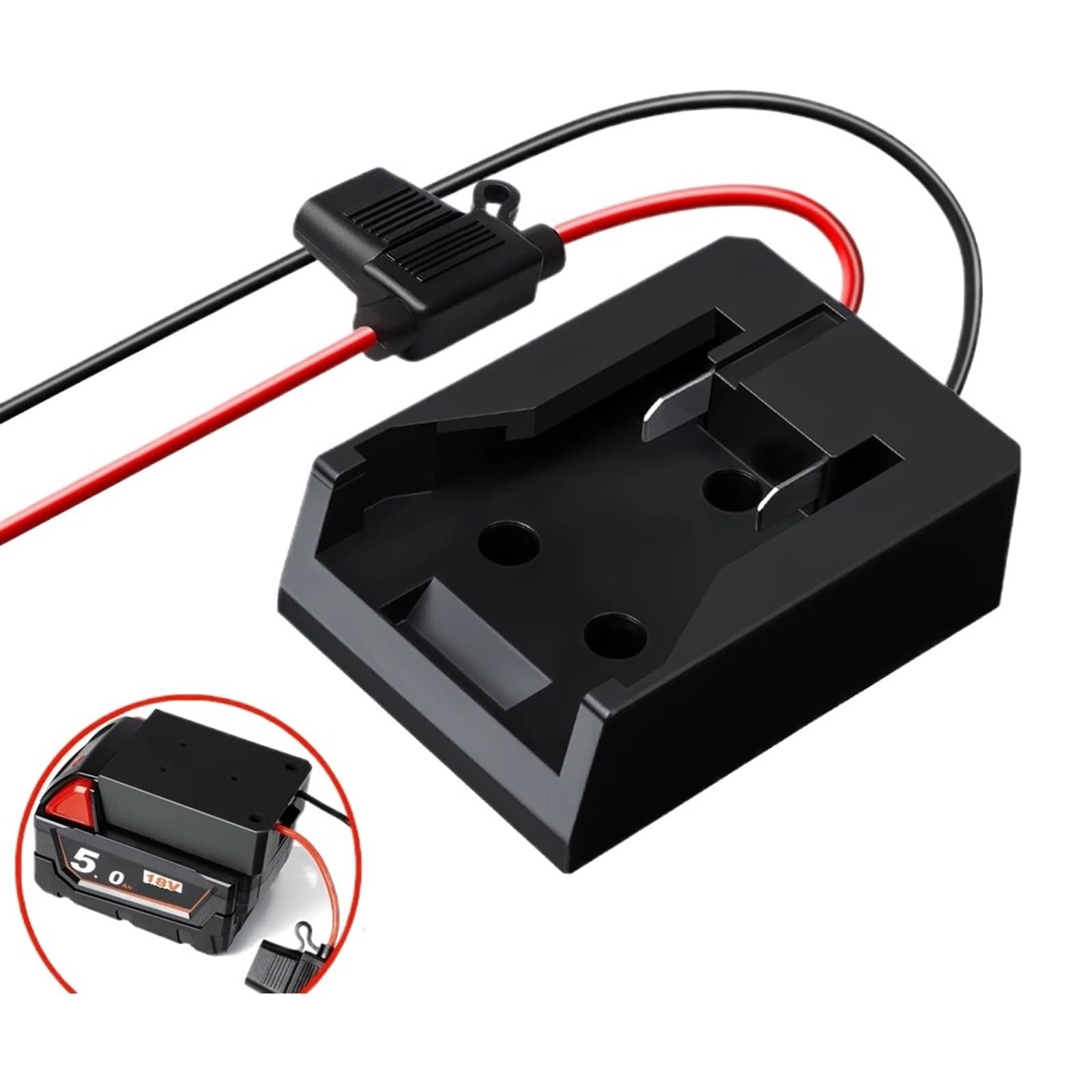Adaptador Convertidor De Batería Externa Apto For Batería De 18 V, Caja De Herramientas Eléctricas For Bricolaje, Accesorios Eléctricos(3 PCS)